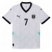 Camiseta Austria Marko Arnautovic #7 Segunda Equipación Replica Eurocopa 2024 mangas cortas